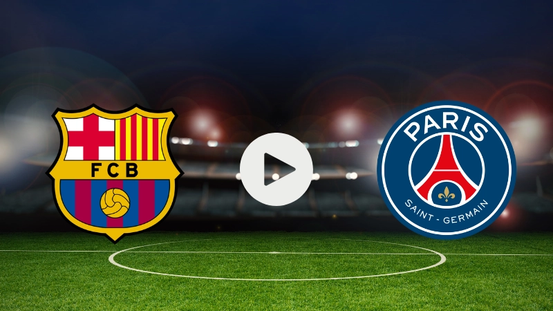 PSG vs Barcelona live stream zdarma