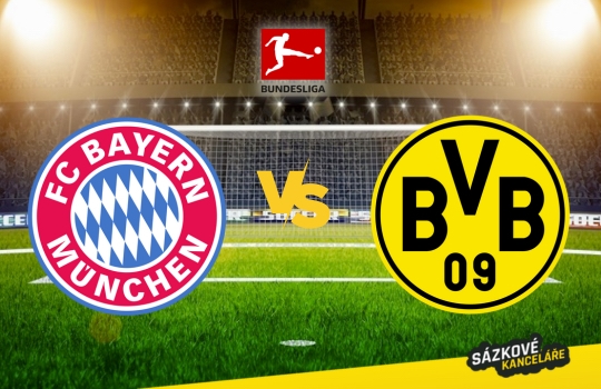 Bayern Mnichov vs Dortmund - Bundesliga preview a tip na sázení