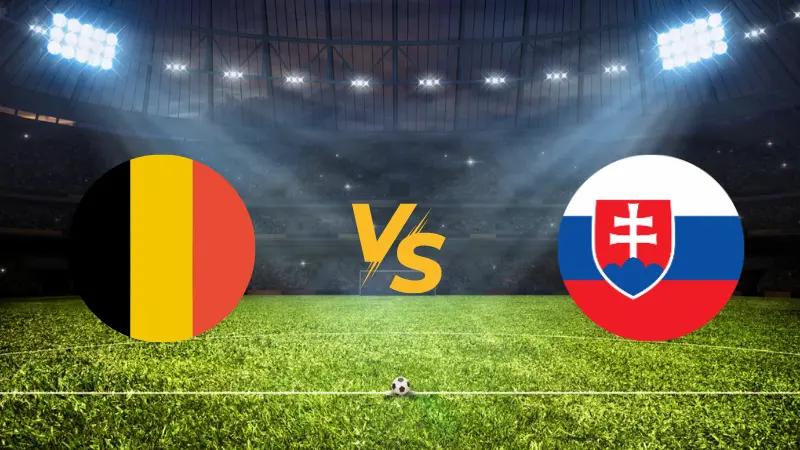 Belgie vs Slovensko EURO