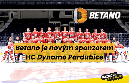 Betano je novým prémiovým sponzorem HC Dynamo Pardubice
