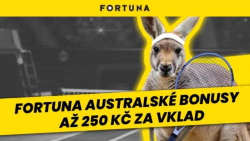 Australské bonusy za vklad – až 250 Kč pro všechny hráče u Fortuny