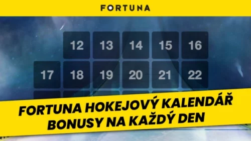 Fortuna hokejový kalendář – odměna každý den během MS v hokeji