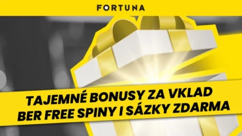 Fortuna Tajemné bonusy – peníze i volná zatočení zdarma