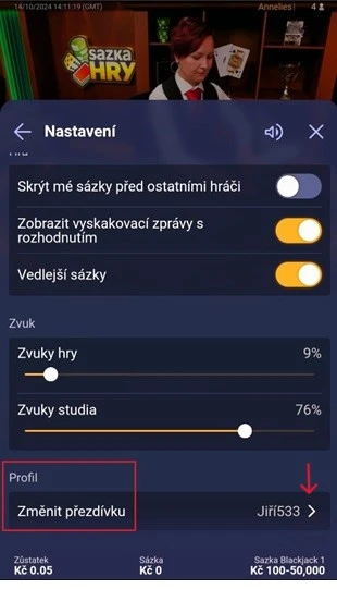 Jak si nastavit vlastní přezdívku