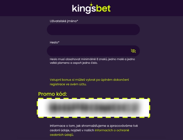 Kingsbet promo kód