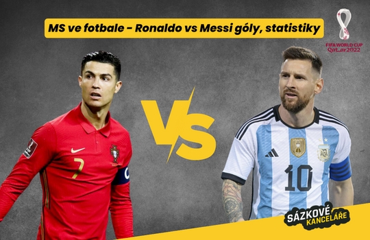 MS ve fotbale - Ronaldo vs Messi góly, statistiky