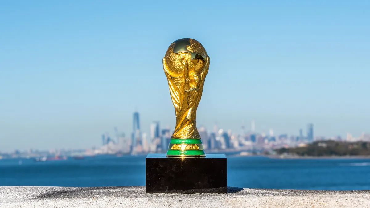 MS ve fotbale trofej