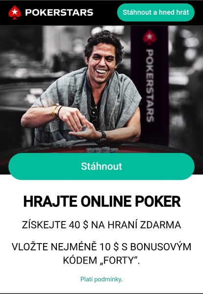 Pokerstars bonusový kód