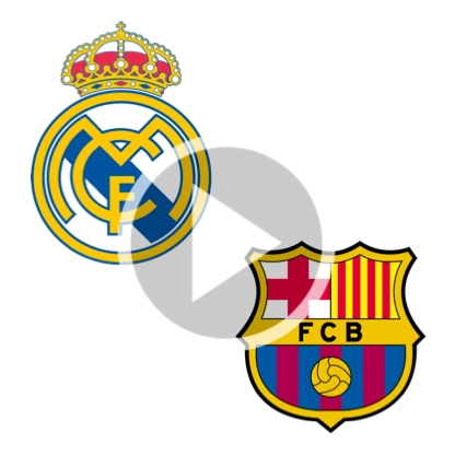 Real Madrid vs Barcelona zive logo