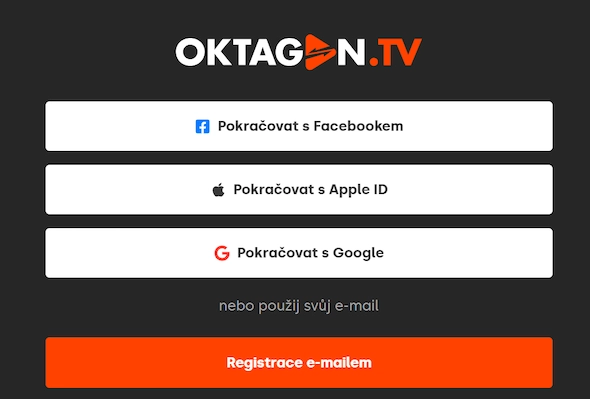 Registrace Oktagon TV
