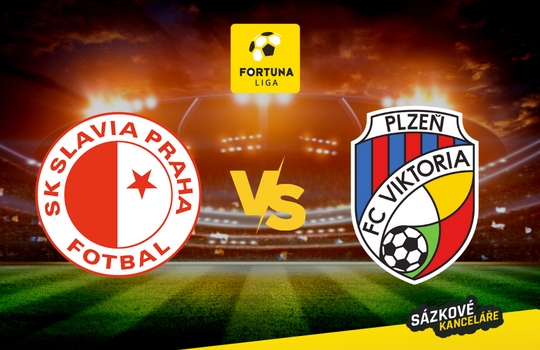 Slavia Praha vs Viktoria Plzeň – Fortuna:Liga preview a tip na sázení