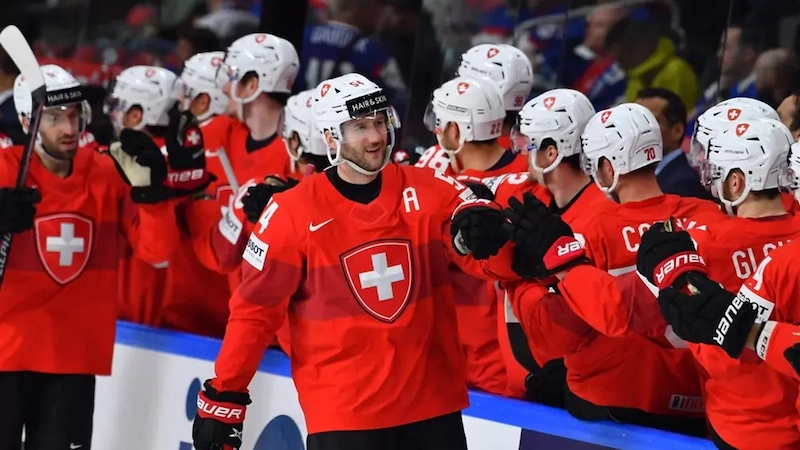 Švýcarsko vs Velká Británie: MS v hokeji