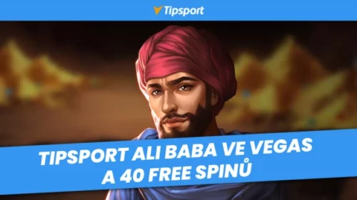 Tipsport Ali Baba a 40 free spinů