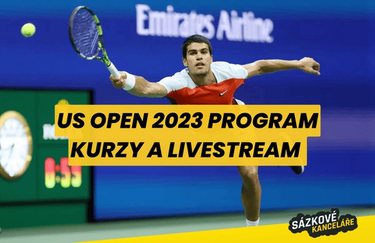 US Open 2023 - program, kurzy