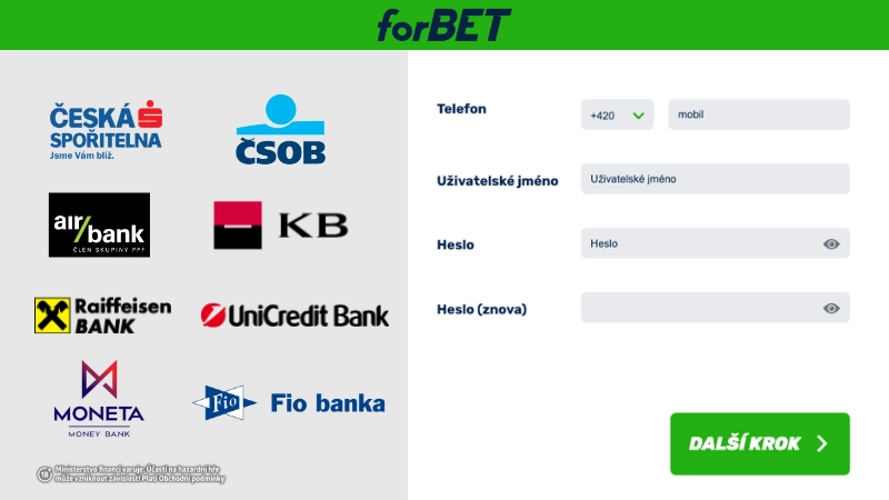 Forbet registrace