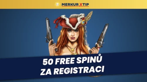 Merkurxtip free spiny – 50 free spinů za registraci