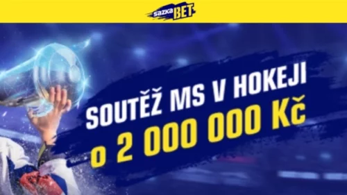 Sazkabet soutěž o 2 miliony během MS v hokeji