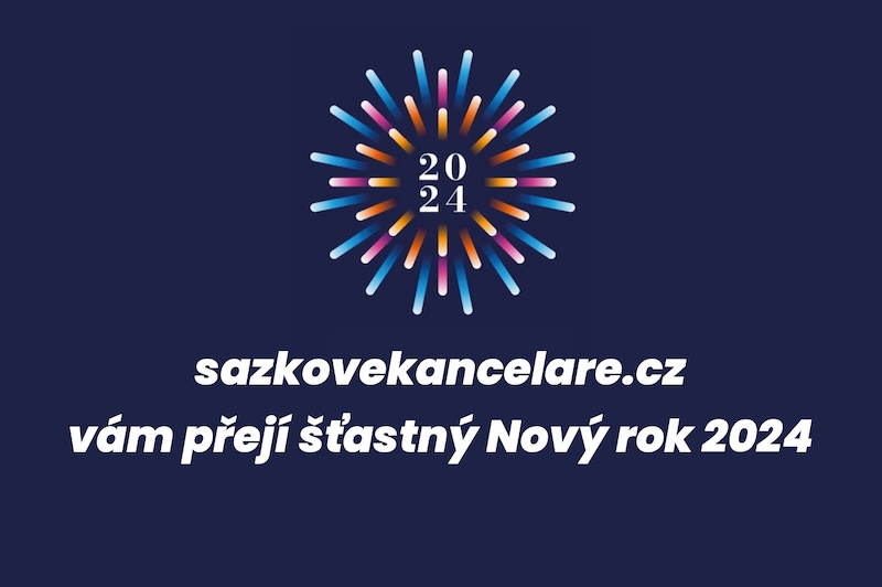 Sazkovekancelare.cz přejí šťastný nový rok 2024