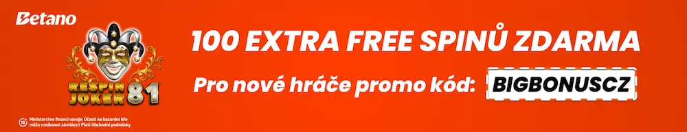 100 Extra Betano free spinů