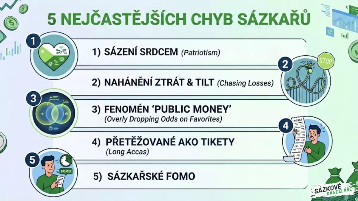 5 chyb sázkařů na MS