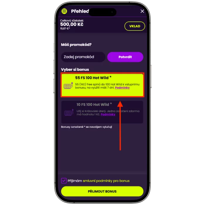 555 free spinů v Kingsbet casinu