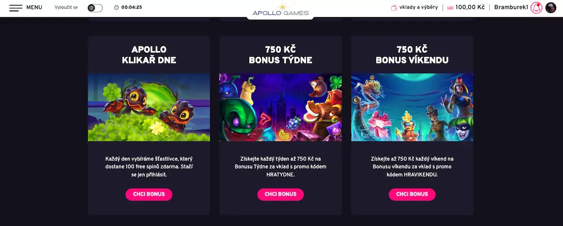 Aktuální Apollo promo kódy