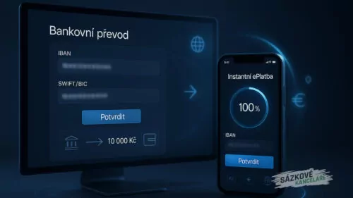 Bankovní převod a ePlatby u sázkových kanceláří: Druhy, trvání, poplatky