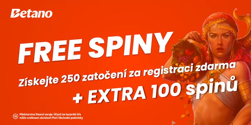 Free spiny Betano bez vkladu zdarma