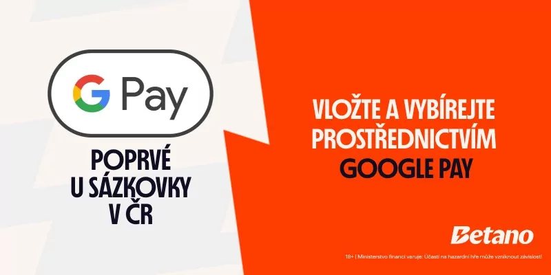 Betano vklad přes Google Pay
