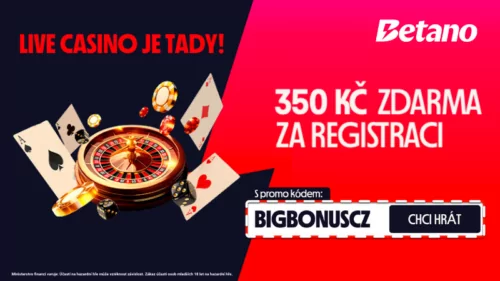 Betano live casino – Zahrajte si blackjack a ruletu živě