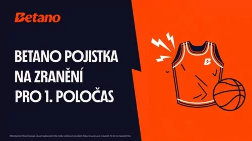 Betano pojistka na zranění pro 1. poločas: Jak zachránit tiket při odstoupení hráče