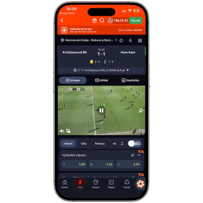 Betano živé přenosy