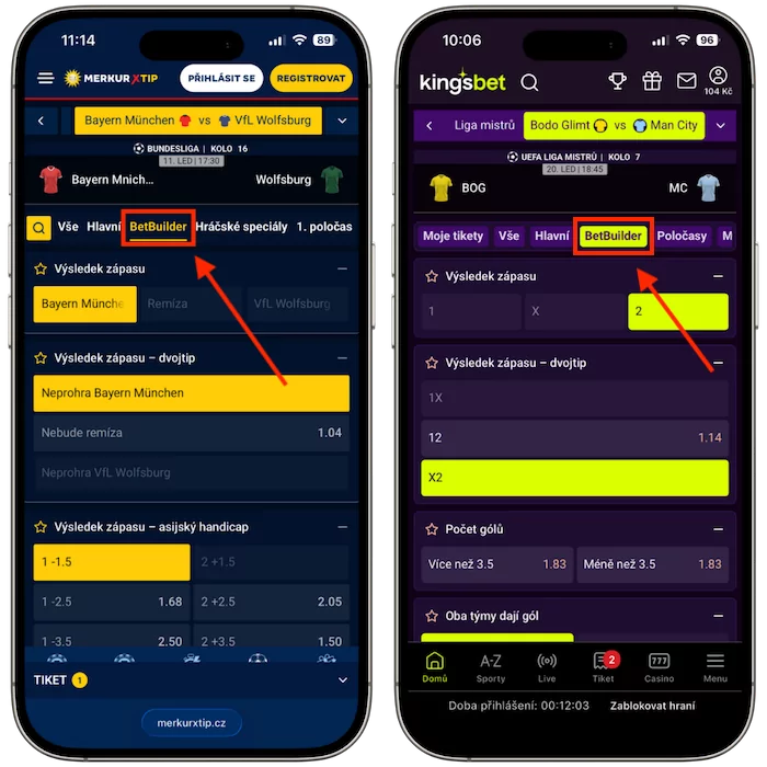 Betbuilder Merkurxtip vs Kingsbet