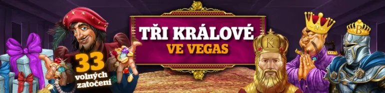 Chance tři králové free spins banner