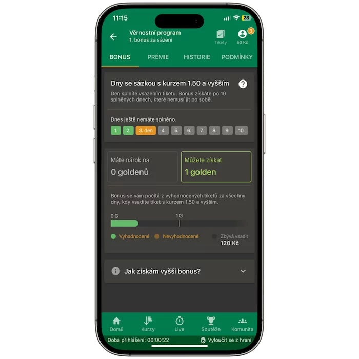 Chance věrnostní program