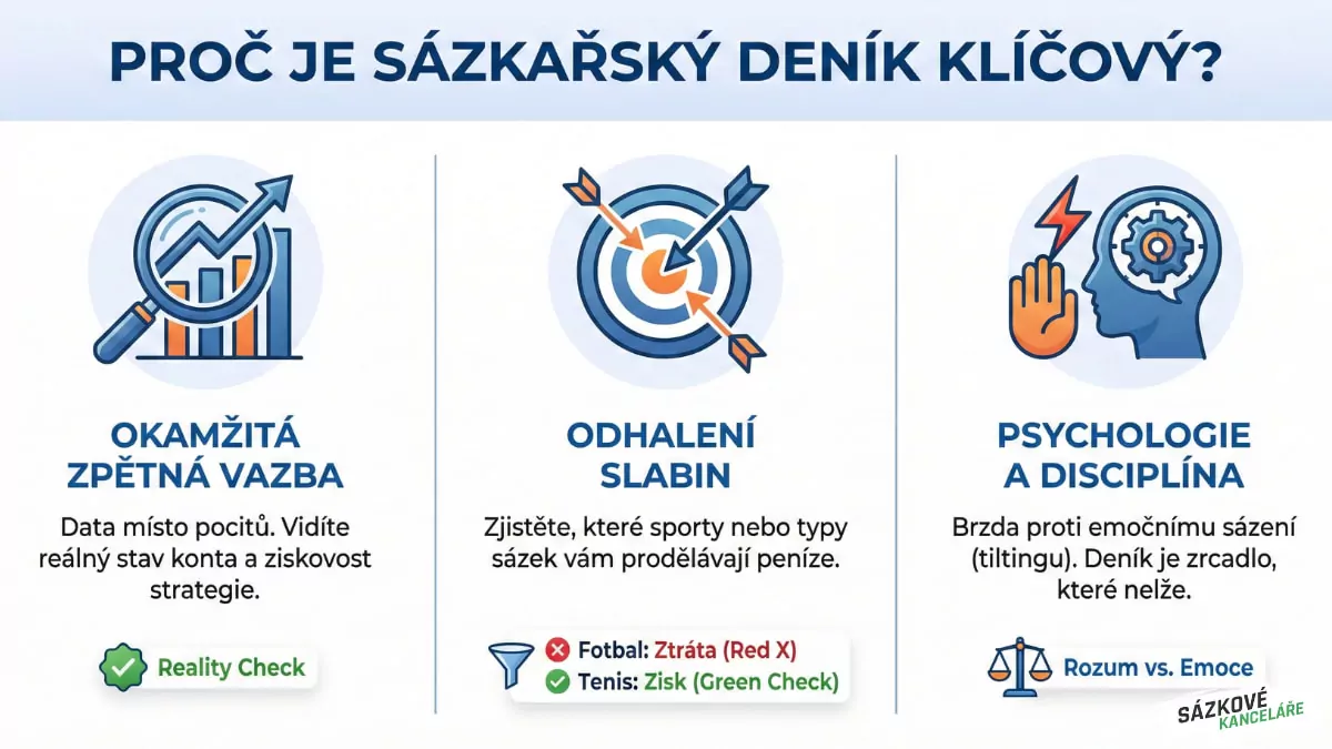 Důvody proč je sázkařský deník důležitý