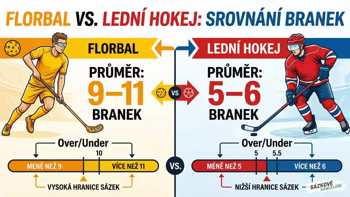 Florbal vs Lední hokej