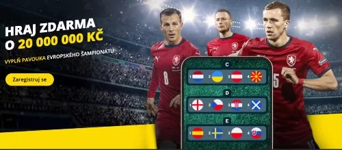 Fortuna Euro 2021 pavouk