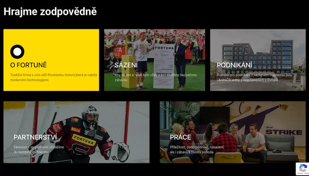 Fortuna hrajme zodpovědně