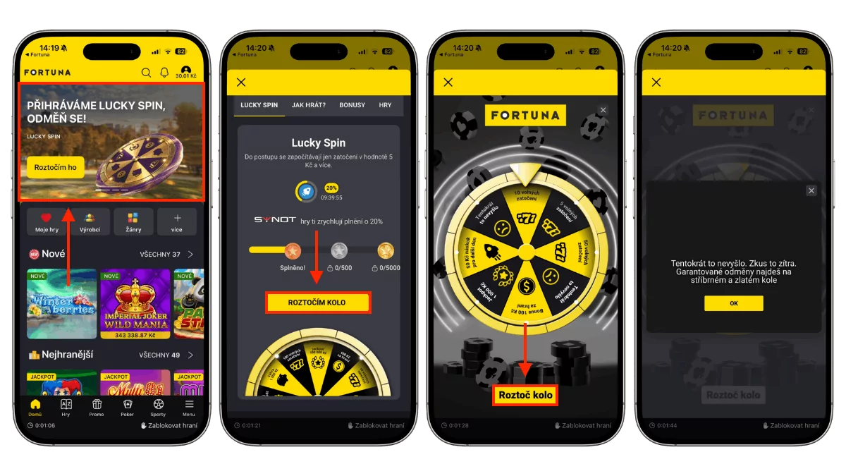Jak se zapojit do Fortuna Lucky Spin a získat zatočení na bonusovém kole