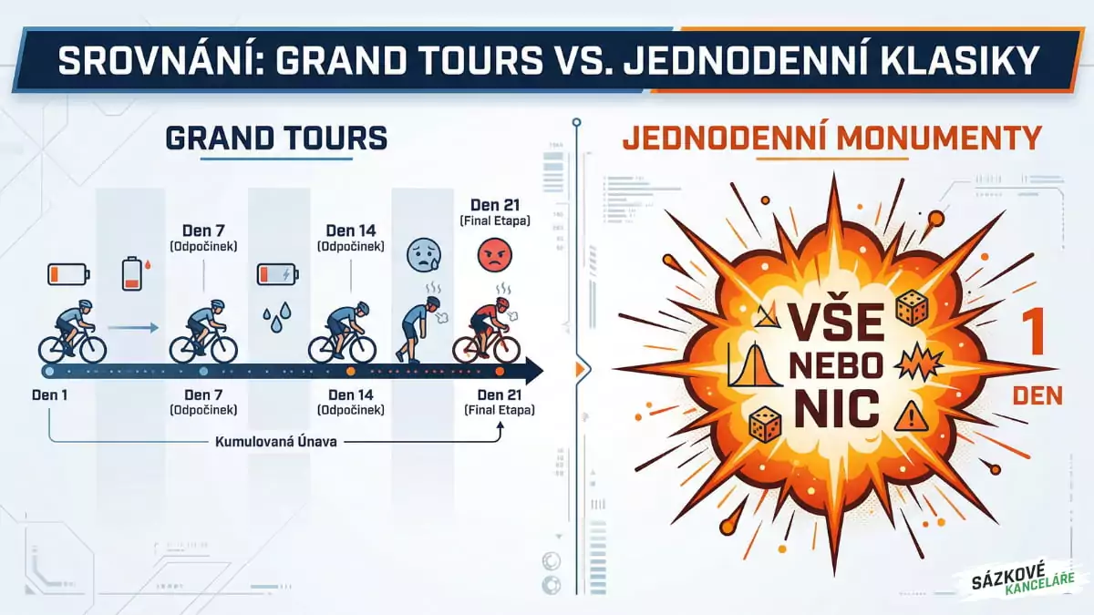 Grand Tours vs jednodenní klasiky