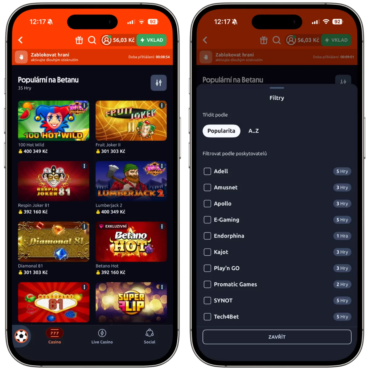 Hry pro sbírání mincí v Betano Clubu – přehled casino her, na kterých lze mince získávat