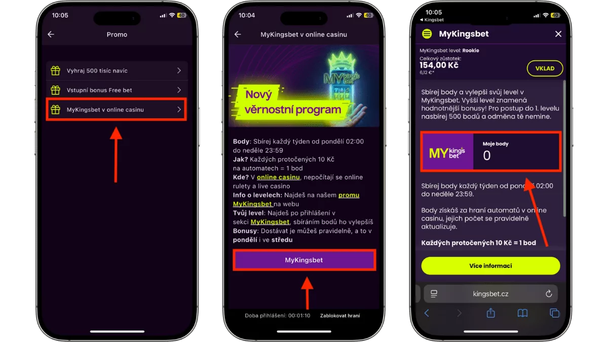 Jak se zapojit do věrnostního programu MyKingsbet