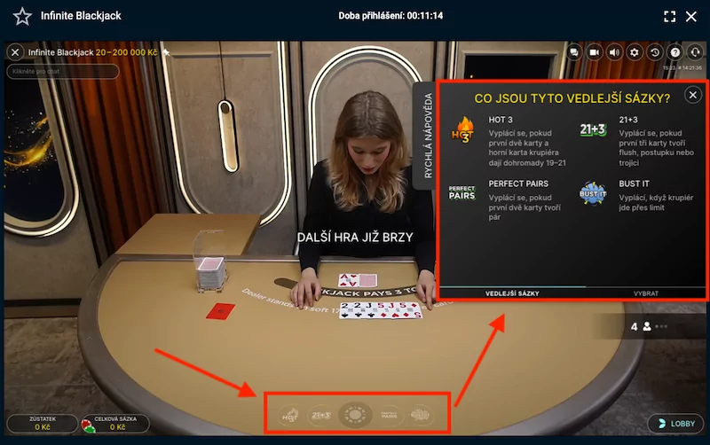 Jak si zahrát Tipsport live casino