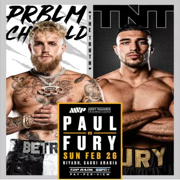 Jake Paul vs Tommy Fury live stream a program