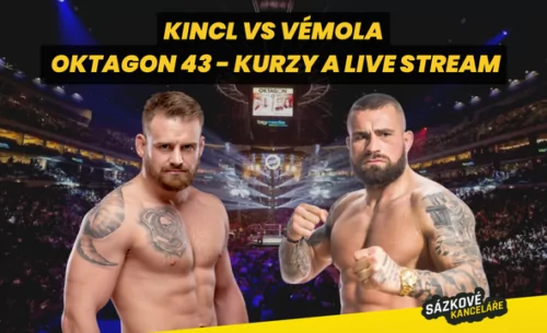 Kincl vs Vémola livestream kurzy – nejsledovanější odveta na české MMA scéně