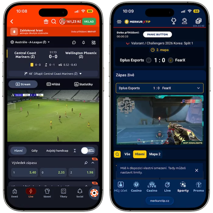 Live streamy Betano vs MerkurXtip