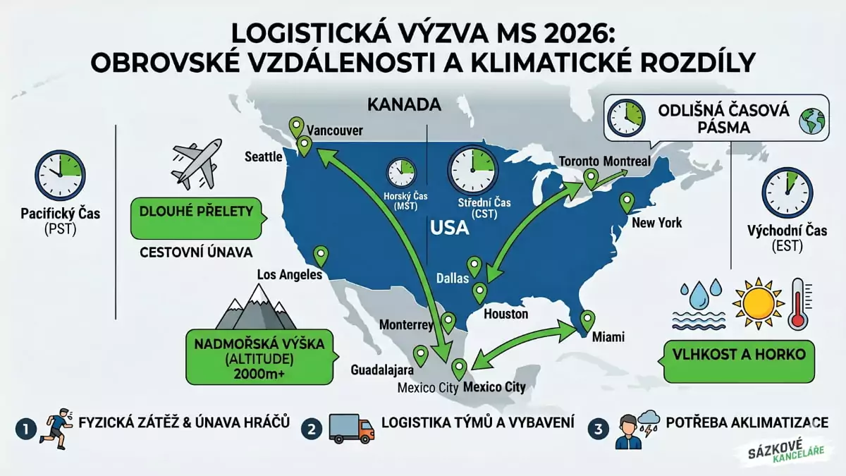 Logisitická výzva k MS ve fotbale