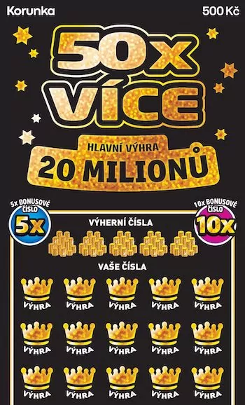 Los 50x více