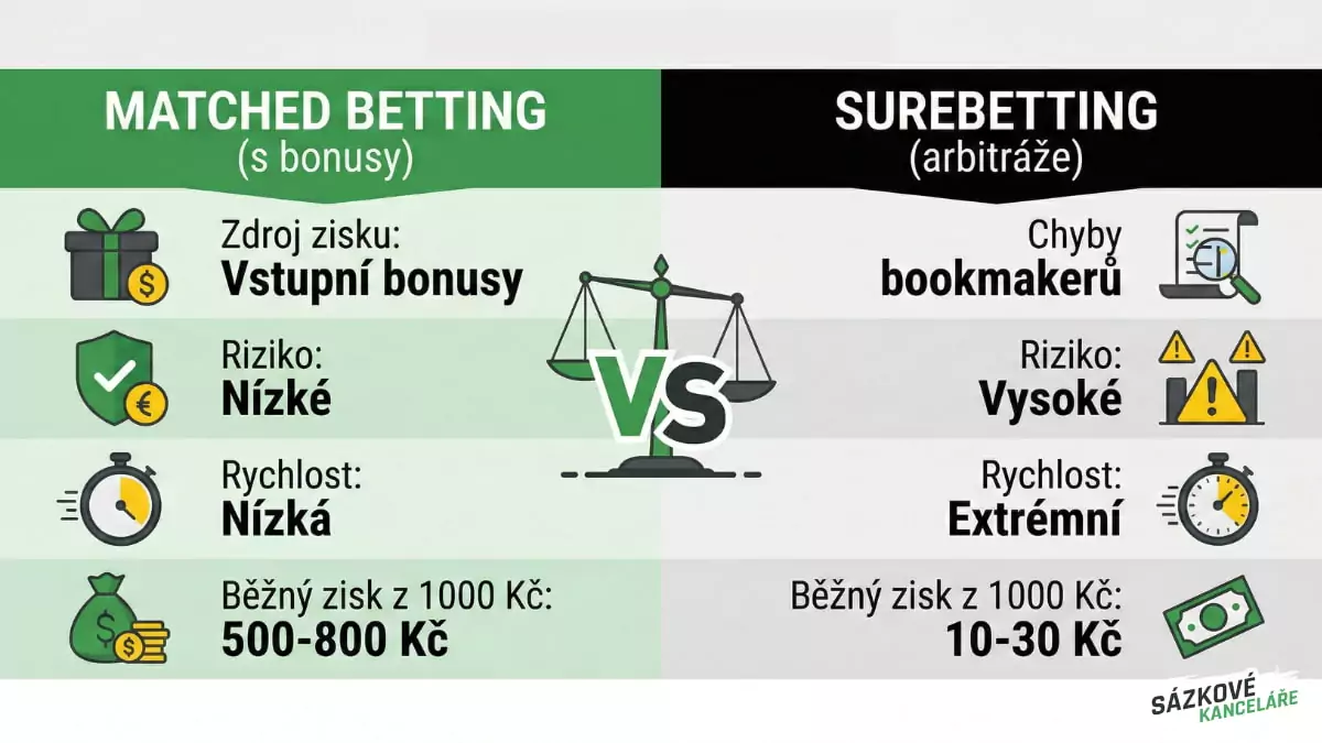 Matched Betting vs Surebetting